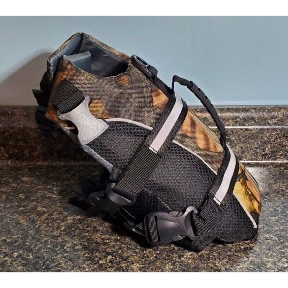Dog Life Jacket Camo Print Sz XS Excellent Condition With Handle - Picture 1 of 4